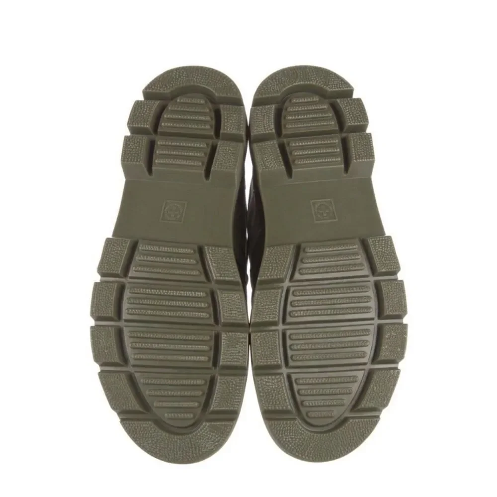 dr martens New Air Wair Bonny Olive Broder Canvas Ankle Boots Men’s 9 Womens 10